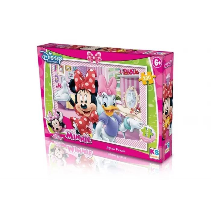  Ks Games 200 Parça Minnie Çocuk Puzzle
