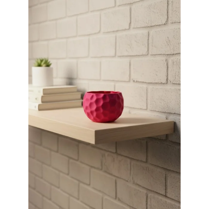 BUĞZ Küçük Boy Mor Saksı 5 cm Şık ve Minimal Dekoratif Tasarım