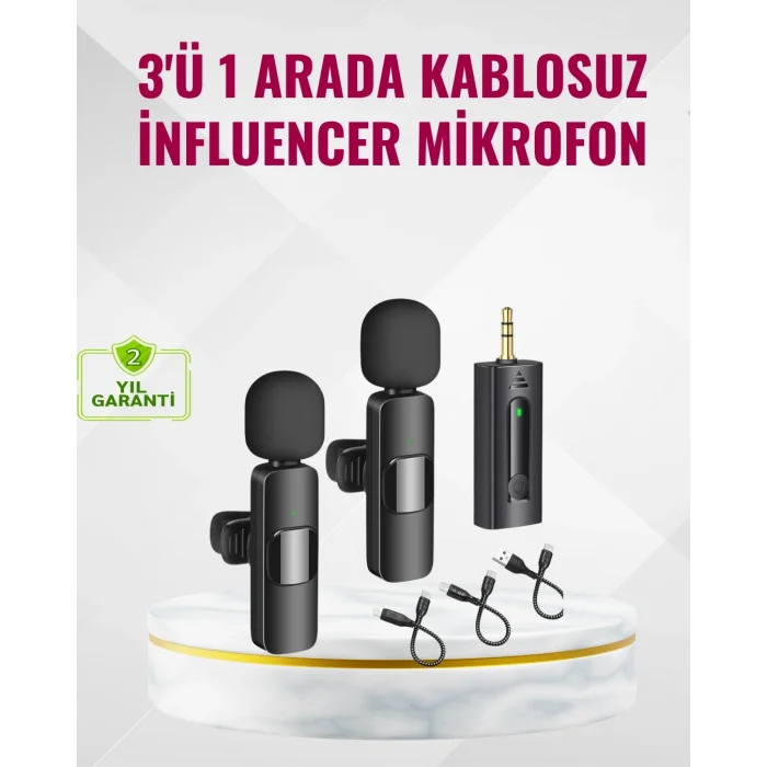 BUĞZ Küçük Boyutlu Mikrofon - 8 Saat Kullanım