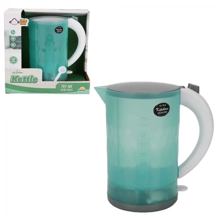  Küçük Ev Aletleri Sesli ve Işıklı Kettle Oyuncak