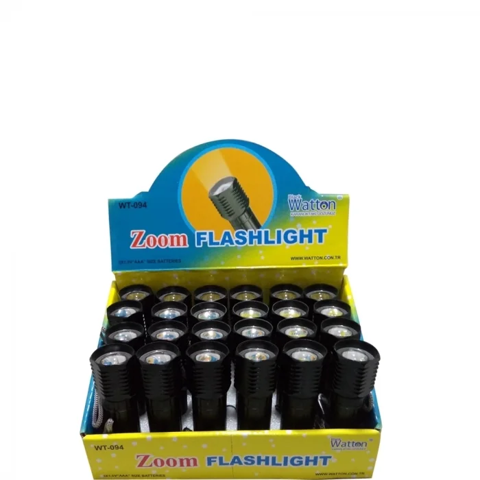 BUĞZ Küçük Güçlü Zoomlu El Feneri  Wt-094