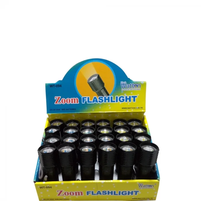 BUĞZ Küçük Güçlü Zoomlu El Feneri  Wt-094