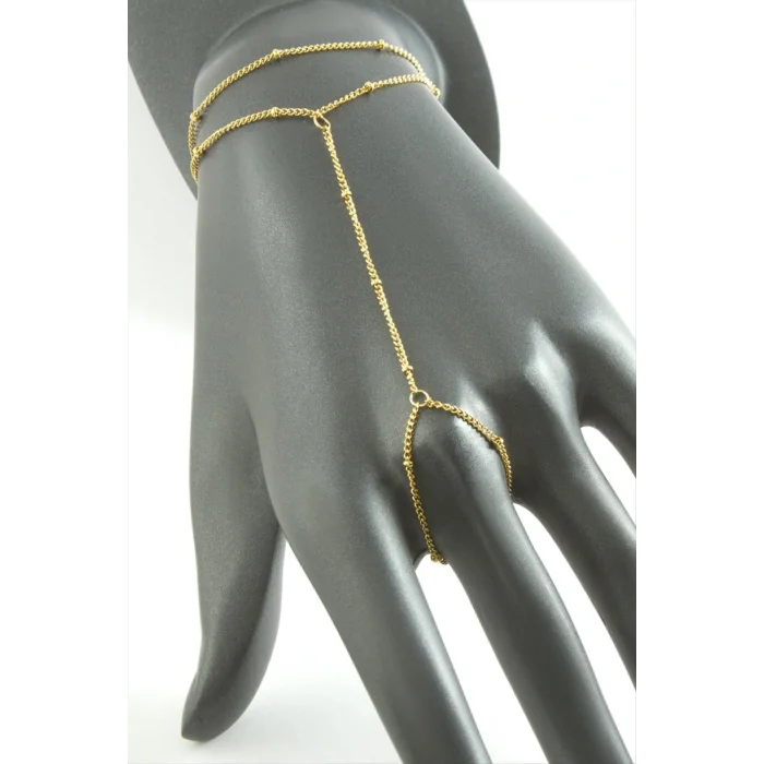 BUĞZ Küçük Top Zincir Lüks Çelik Şahmeran