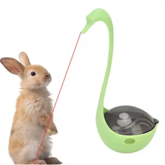 BUĞZ Kuğu Şeklinde Lazerli Kedi Oyuncağı