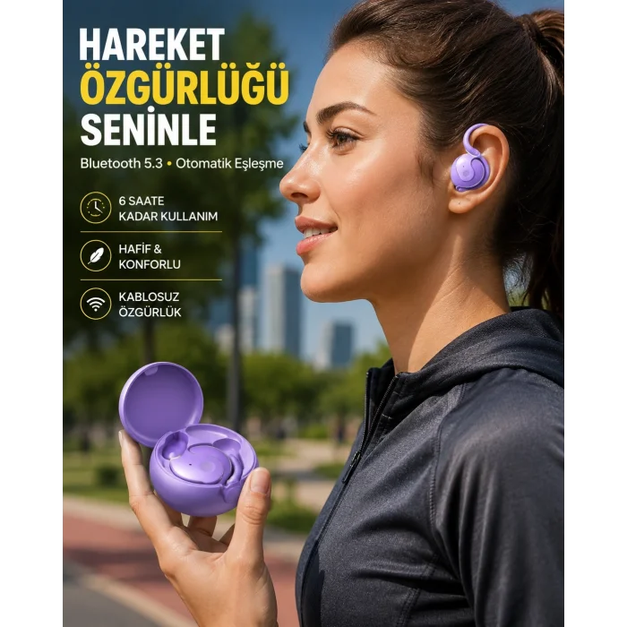 BUĞZ Kulak Arkası Bluetooth Kulaklık, Gürültü Azaltma