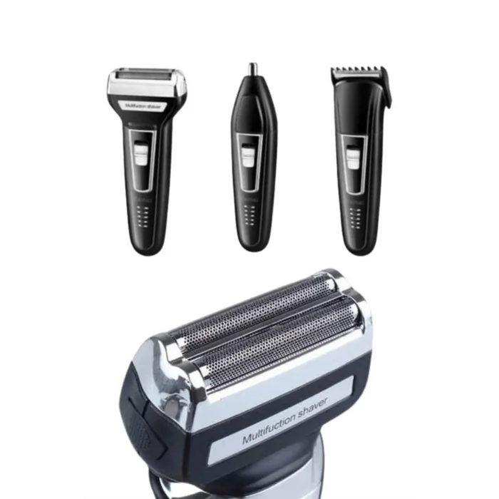 BUĞZ Kulak Burun Kıl Kesme Ense Yanak Tıraş Seti 3 Başlıklı Profesyonel - Lisinya