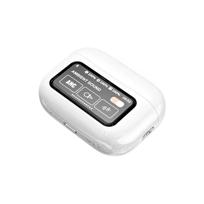 BUĞZ Kulak İçi Kablosuz Bluetooth Kulaklık, Dokunmatik Kontrol ve Gürültü Önleme Özellikli, Beyaz Renk