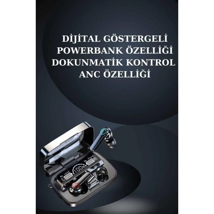  Kulak İçi Kablosuz Bluetooth Kulaklık ve NFC ve GPS Özellikli Akıllı Saat Alarm ve Titreşim