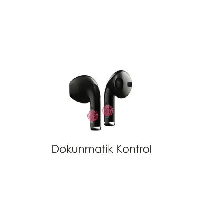 BUĞZ Kulak içi TWS Bluetooth 5.1 kulaklık siyah ANC mikrofonlu dokunmatik kontrollü 2 yıl garantili