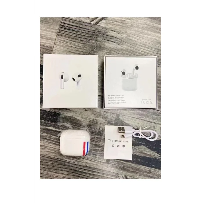 BUĞZ Kulak İçi TWS Bluetooth Kulaklık, Dokunmatik Kontrollü, Suya Dayanıklı Beyaz Renk