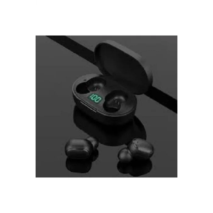 BUĞZ Kulak İçi TWS Bluetooth Kulaklık, Dokunmatik Kontrollü, Suya Dayanıklı Siyah Model