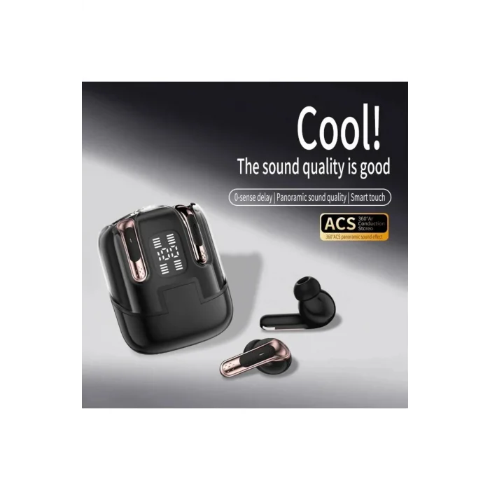 BUĞZ Kulak içi TWS Bluetooth Kulaklık - Renk: Beyaz, Bluetooth Versiyon: 5.3, Mikrofon