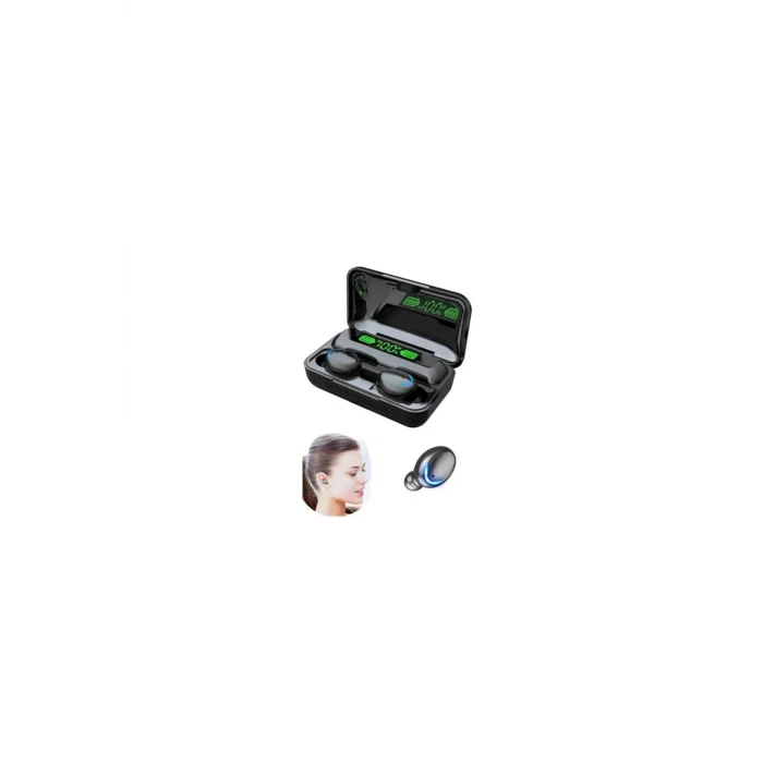 BUĞZ Kulak içi TWS Bluetooth Kulaklık - Renk: Siyah, Bluetooth Versiyon: 5.2, Mikrofon