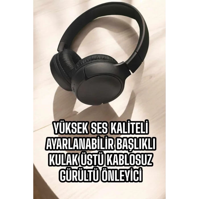 BUĞZ Kulak Üstü Kablosuz Bluetooth Kulaklık Gürültü Önleyici Ayarlanabilir - BUĞZ