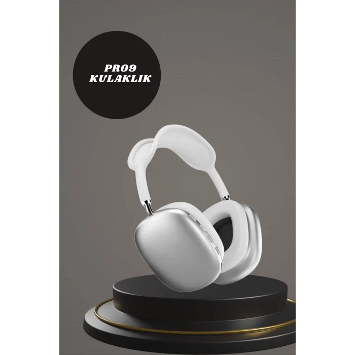 BUĞZ Kulak Üstü P9 Kablosuz Bluetooth Kulaklık ve 7 Kordonlu Akıllı Saat - BUĞZ