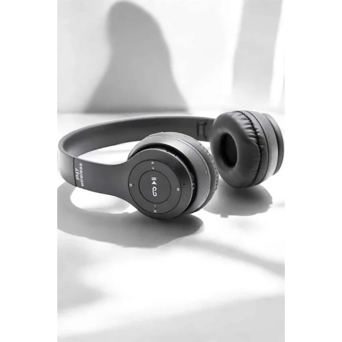 BUĞZ Kulak Üstü TF Kart ve AUX Destekli Ergonomik Bluetooth Kulaklık - BUĞZ