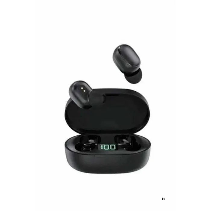 BUĞZ Kulaklık Dijital Göstergeli Bluetooth Bağlantılı Kablosuz Kulak İçi Mikrofonlu Dokunmatik Kontrol - BUĞZ