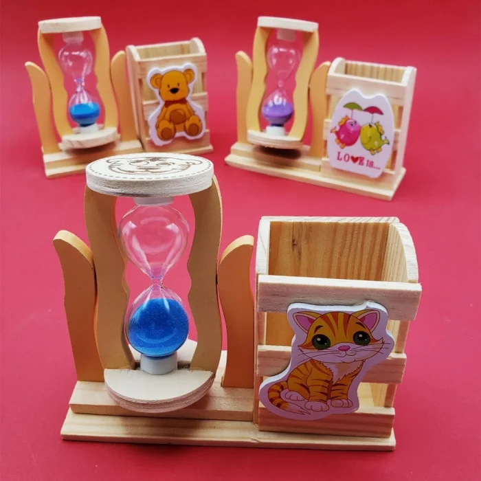  Kum Saati Kalemlik Kutulu