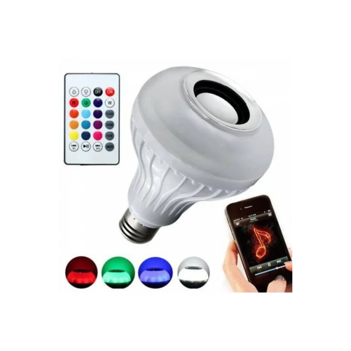BUĞZ Kumandalı Bluetooth Disco Ampul RGB