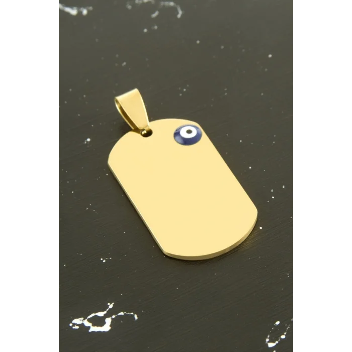 BUĞZ Künye Çelik Kolye Ucu 2*3,5 cm