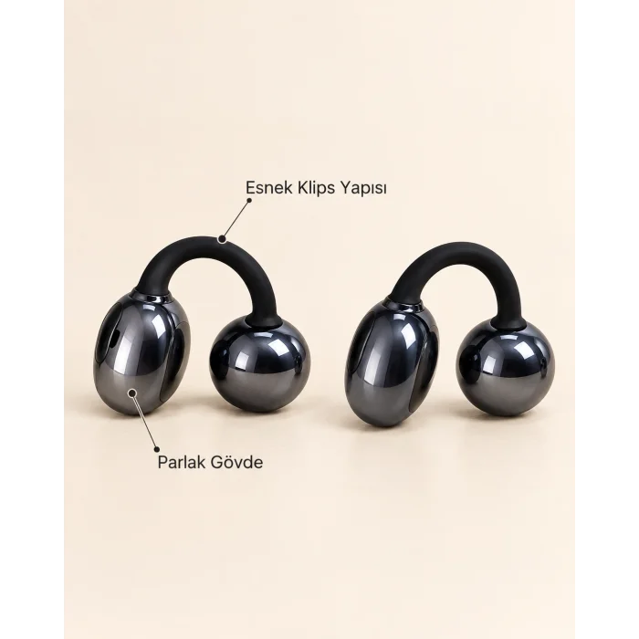 BUĞZ Küpe Tipi Bluetooth Kulaklık Oyun Modlu 2500 Saat Bekleme Süreli - BUĞZ