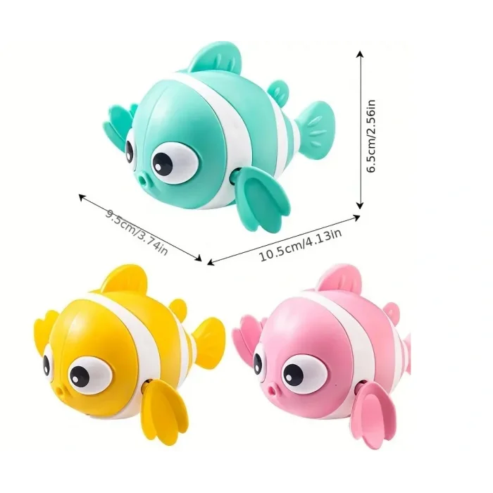 BUĞZ Kurmalı Balık Bebek Banyo Oyuncağı