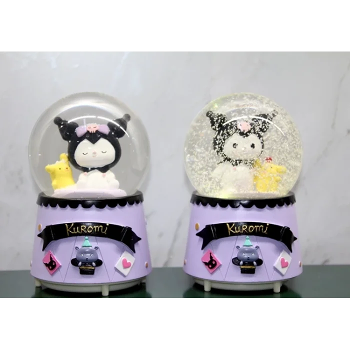 BUĞZ Kuromi Işıklı Müzikli Kar Küresi Orta Boy Alk3044