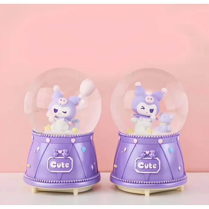 BUĞZ Kuromi Işıklı Müzikli Kar Küresi Orta Boy Alk3118