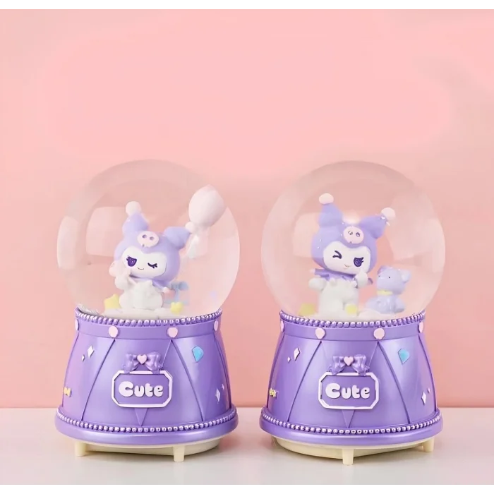 BUĞZ Kuromi Işıklı Müzikli Kar Küresi Orta Boy Alk3118