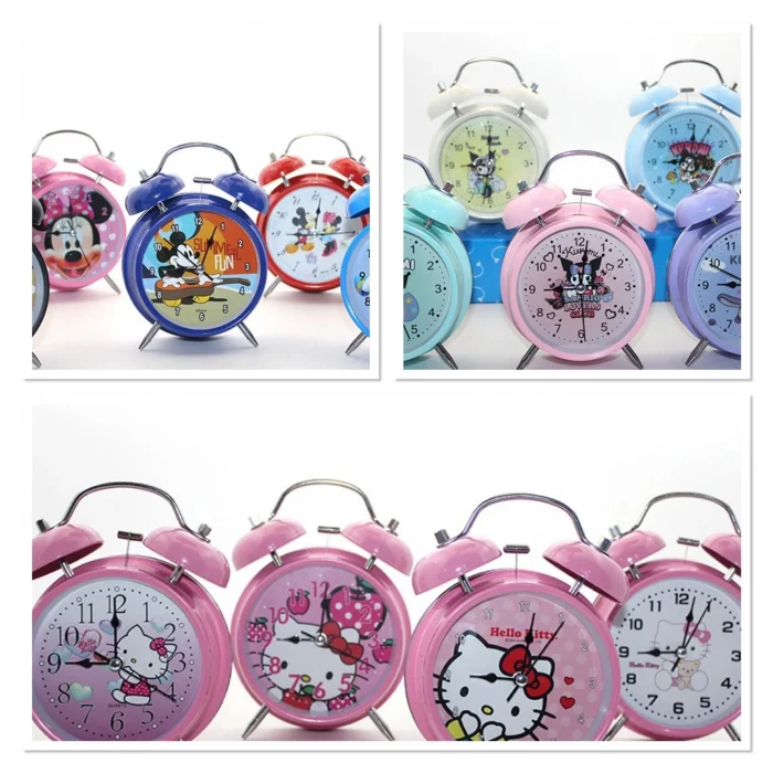 BUĞZ Kuromi,hello Kitty,mickey Mouse Masa Üstü Çalar Saat Alk3068