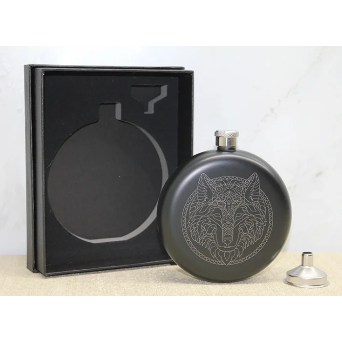 BUĞZ Kurt Motifli Hunili Matara Seti