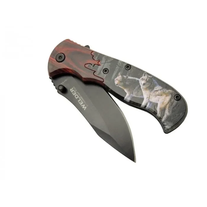 BUĞZ Kurtlu Çakı 20 Cm Yarı Otomatik , Kemerlikli