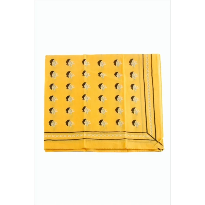 BUĞZ Kuru Kafa Desenli Bandana 50*50