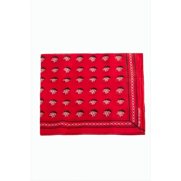 BUĞZ Kuru Kafa Desenli Bandana 50*50