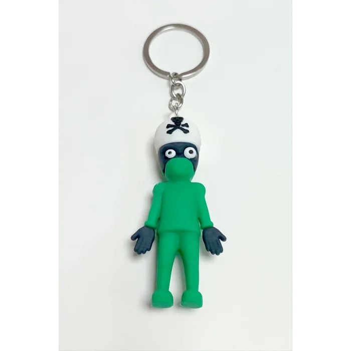  Kuru Kafa Silikon Anahtarlık