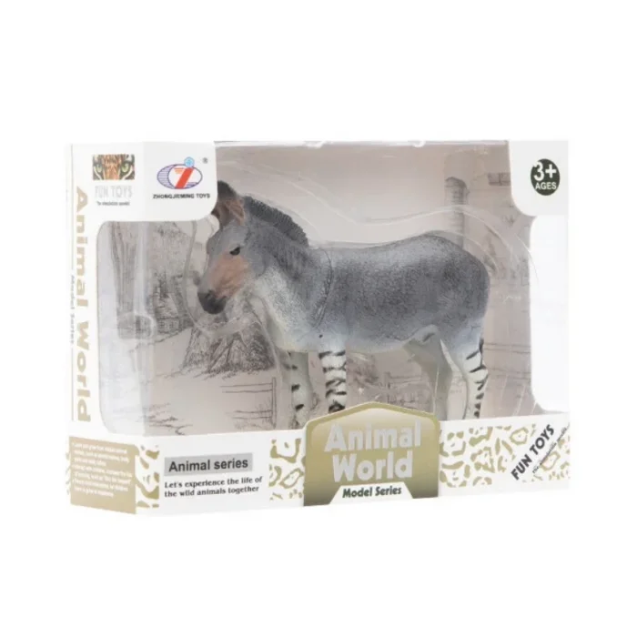 BUĞZ Kutulu Model Figür Hayvan Çizgili Eşek