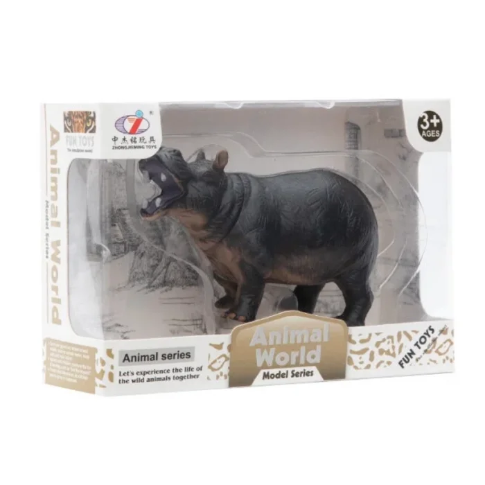 BUĞZ Kutulu Model Figür Hayvan Su Aygırı / Hipopotam