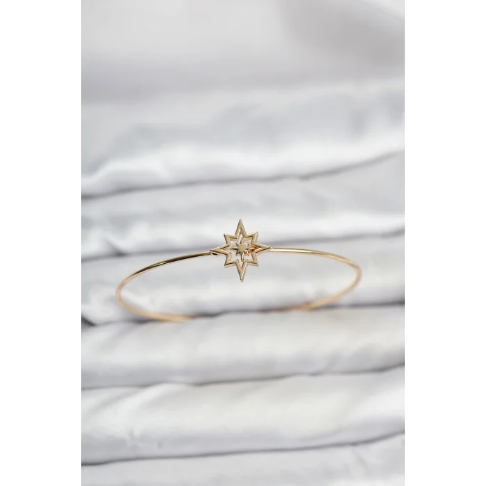 BUĞZ Kutup Yıldızı Model Gold Renk Bileklik