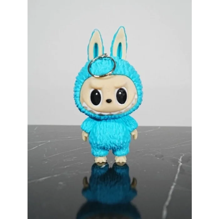 BUĞZ Labubu Anahtarlık Figür Turkuaz Renk 13 cm Kaliteli - Lisinya