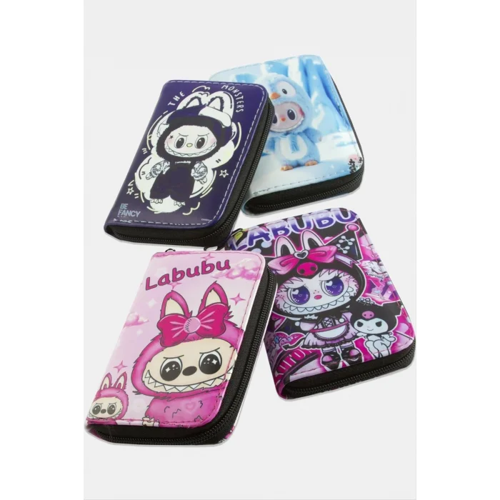  Labubu Deri Cüzdan