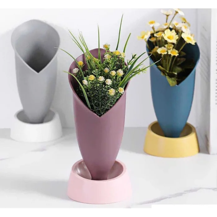 BUĞZ Lale Figürlü Dekoratif Vazo