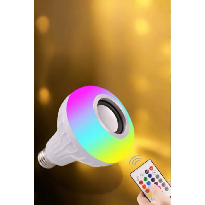 BUĞZ Lamba Led Hoparlör Dayanıklı ve Uzun Ömürlü Bluetooth Hoparlör - BUĞZ