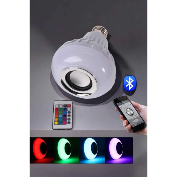 BUĞZ Lamba Led Hoparlör Dayanıklı ve Uzun Ömürlü Bluetooth Hoparlör - BUĞZ