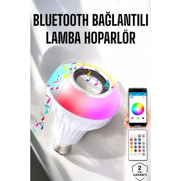 BUĞZ Lamba Led Hoparlör Dayanıklı ve Uzun Ömürlü Bluetooth Hoparlör - Lisinya