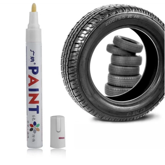 BUĞZ Lastik Yazı Kalemi - Beyaz