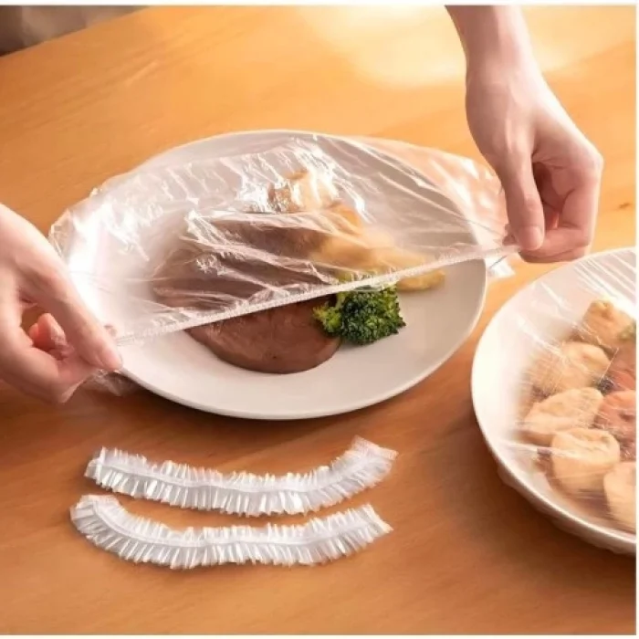  Lastikli Tencere Ve Tabak Bonesi 100 Adet (20cm)