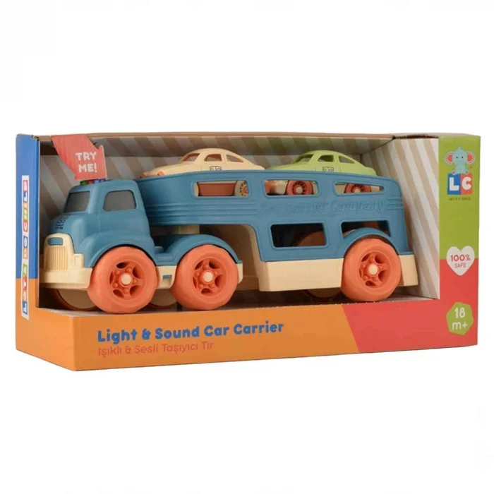  LC Sesli ve Işıklı Taşıyıcı Tır 3 Parça - 1 Adet Stokta Olan Gönderilir