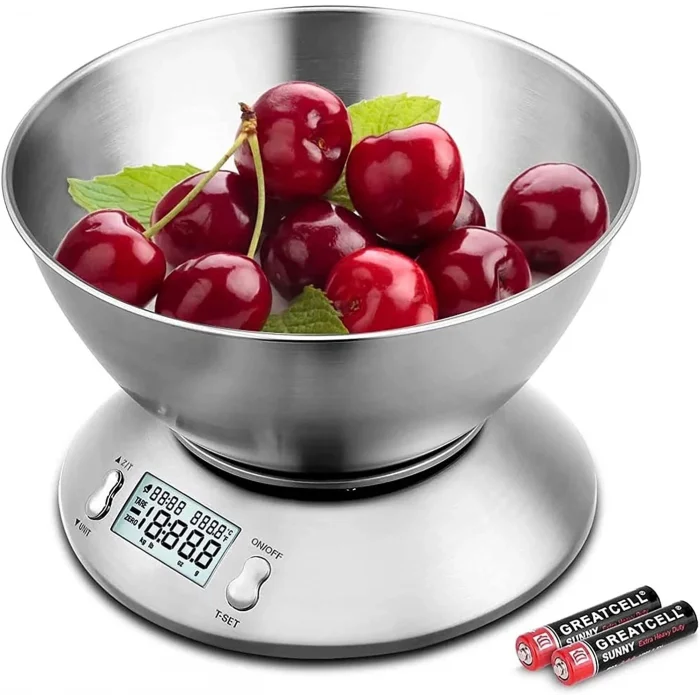  Lcd Ekran Elektronik Dijital Mutfak Terazisi İnox Hassas Mutfak Tartısı