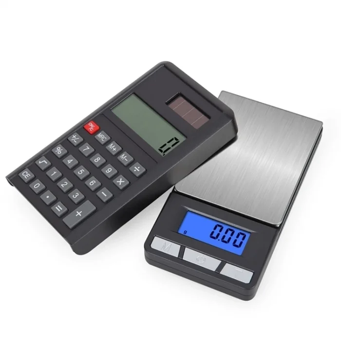 BUĞZ Lcd Ekran Elektronik Hesap Makineli Hassas Dijital Takı Altın Gram Ölçer Terazi (500g 0.1g)