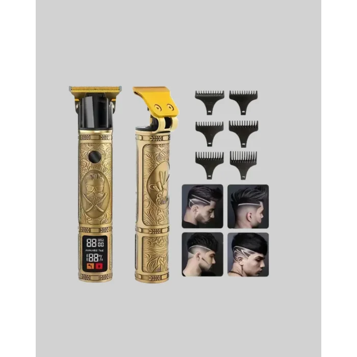 BUĞZ LCD Ekranlı Şarjlı Tıraş Makinesi Erkek Saç Sakal Kesme - Lisinya